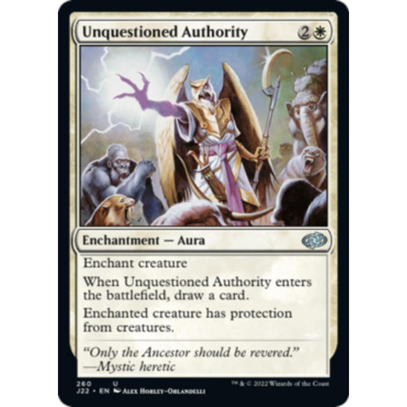 Unquestioned Authority | Jumpstart 2022