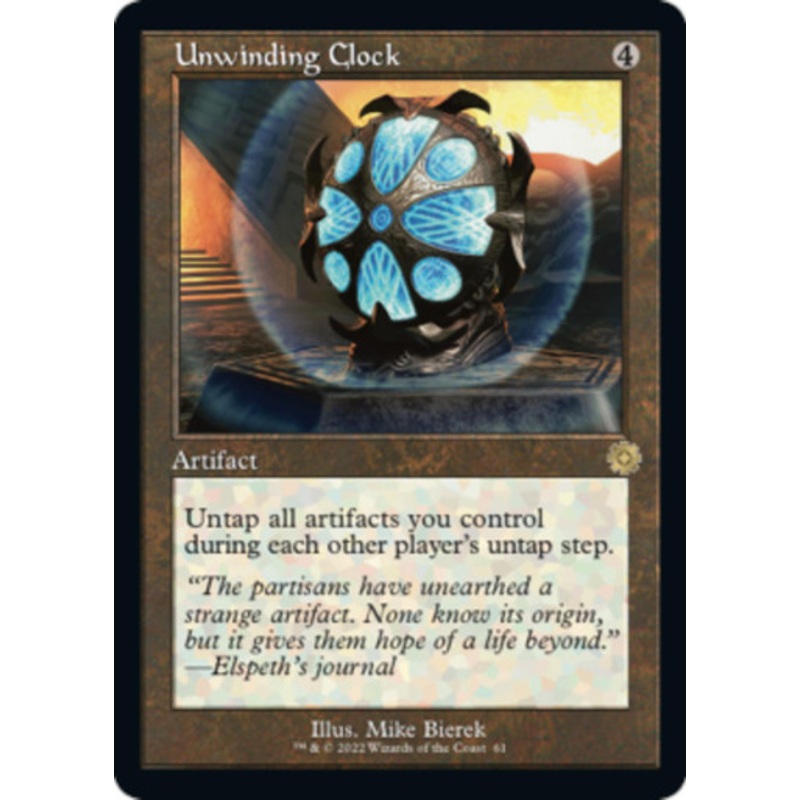 Unwinding Clock | The Brothers’ War Retro Artifacts