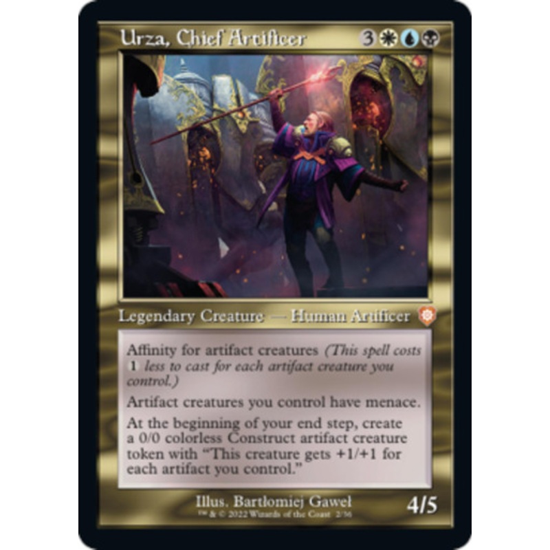 Urza, Chief Artificer (Retro Frame) | The Brothers’ War Commander