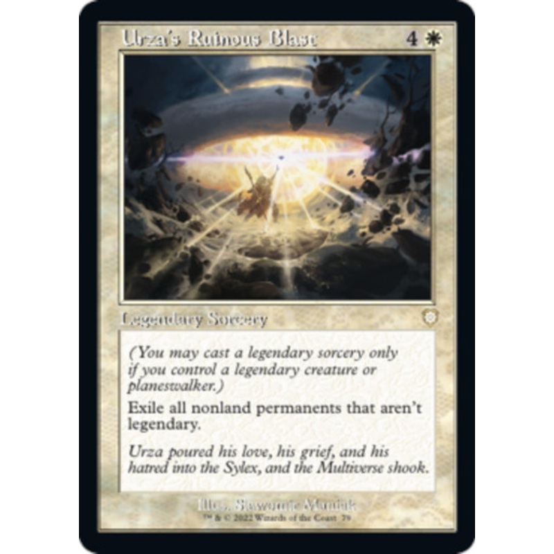 Urza’s Ruinous Blast (Retro Frame) | The Brothers’ War Commander