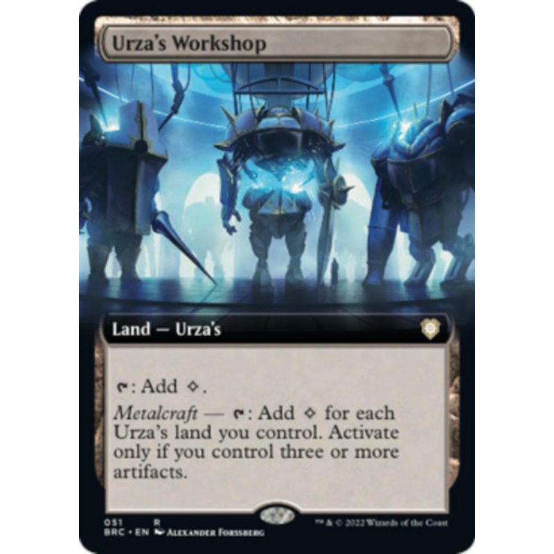 Urza’s Workshop (Extended Art) | The Brothers’ War Commander