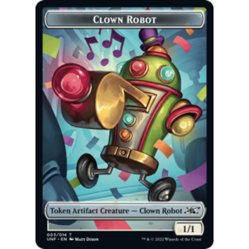 Unfinity Clown Robot Token #3 | Unfinity