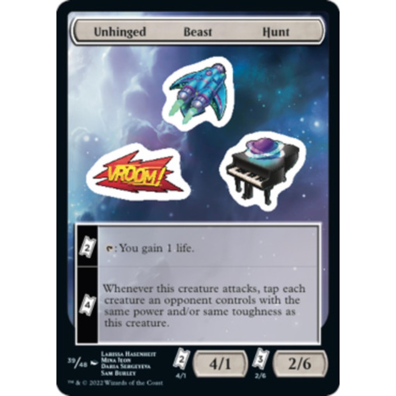 Unhinged / Beast / Hunt Sticker Sheet | Unfinity