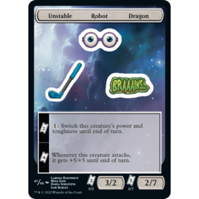 Unstable / Robot / Dragon Sticker Sheet | Unfinity