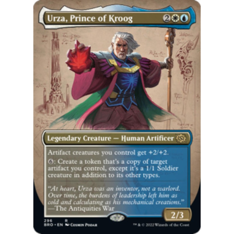 Urza, Prince of Kroog (Borderless Art) | The Brothers’ War