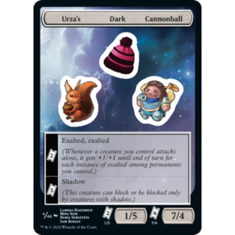 Urza’s / Dark / Cannonball Sticker Sheet | Unfinity