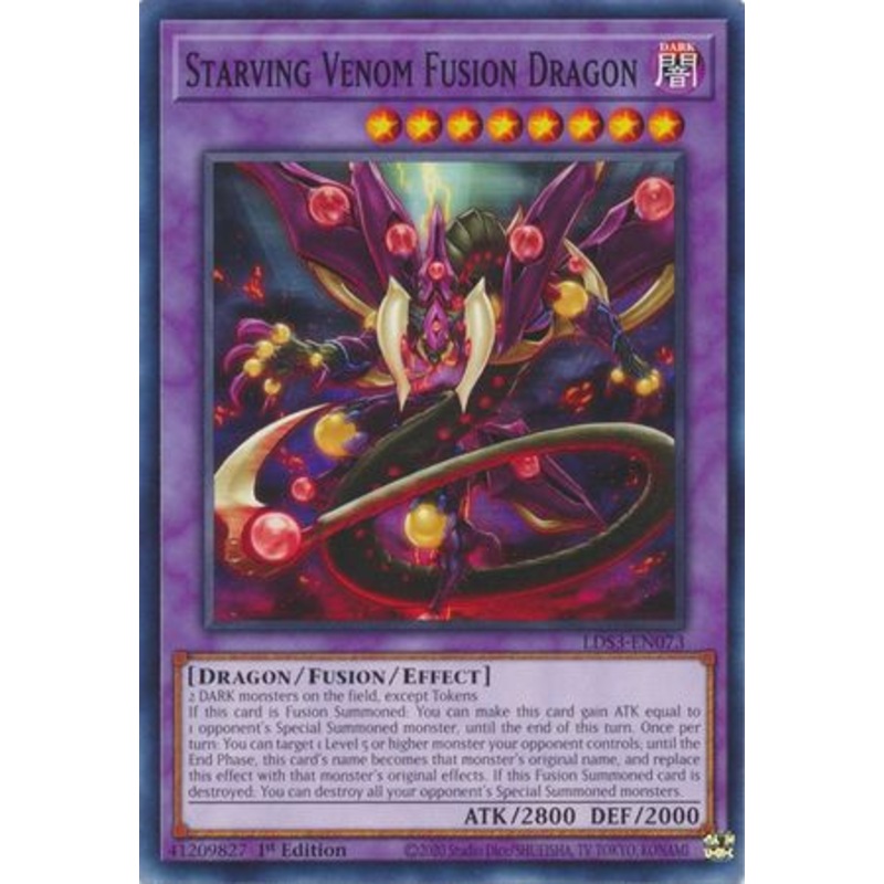 LDS3-EN073 Starving Venom Fusion Dragon