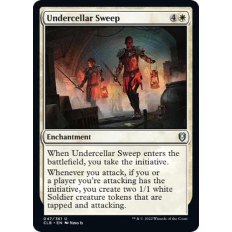 Undercellar Sweep (foil) | Commander Legends: Battle for Baldur’s Gate