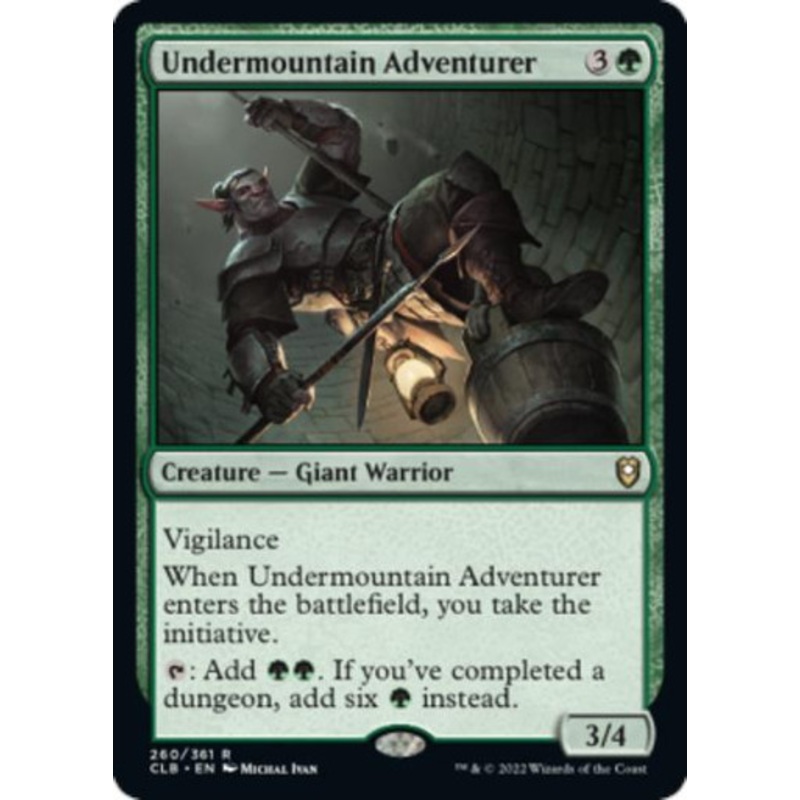 Undermountain Adventurer (foil) | Commander Legends: Battle for Baldur’s Gate