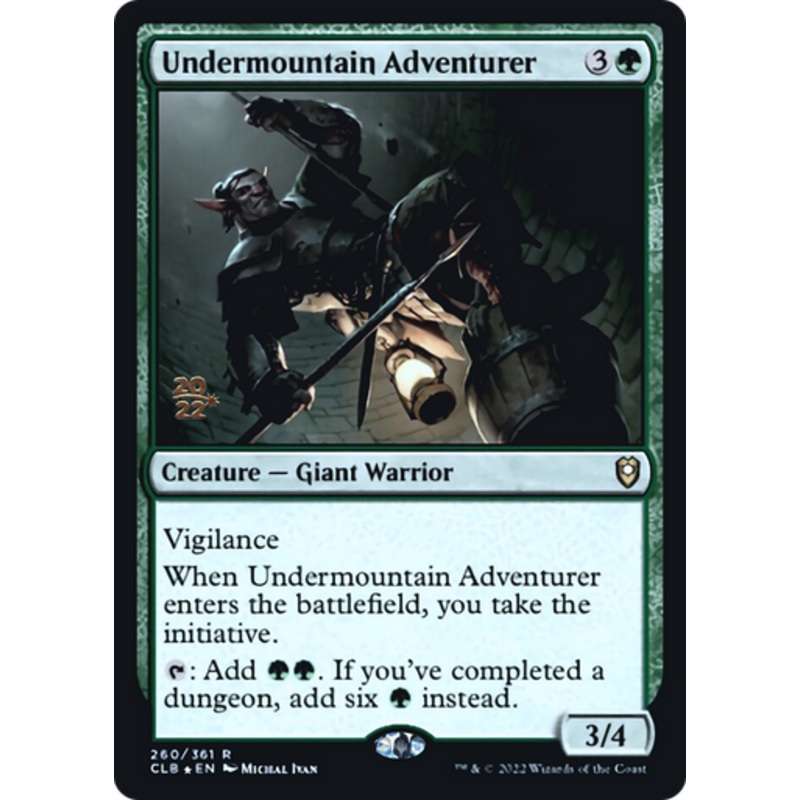 Undermountain Adventurer (Prerelease foil) | Commander Legends: Battle for Baldur’s Gate