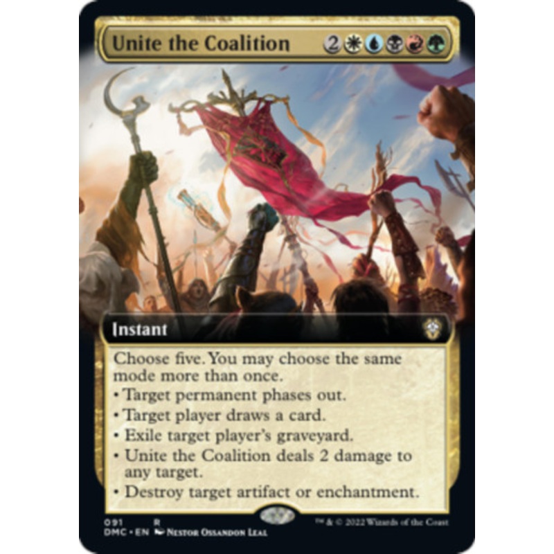 Unite the Coalition (Extended Art) | Dominaria United Commander