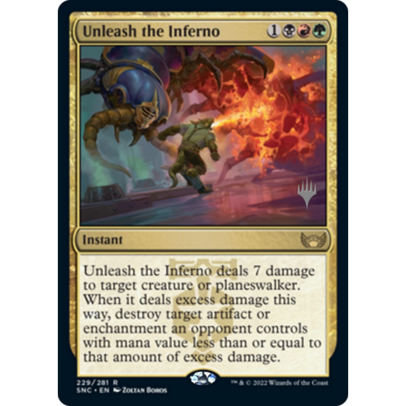 Unleash the Inferno (Promo Pack non-foil) | Streets of New Capenna