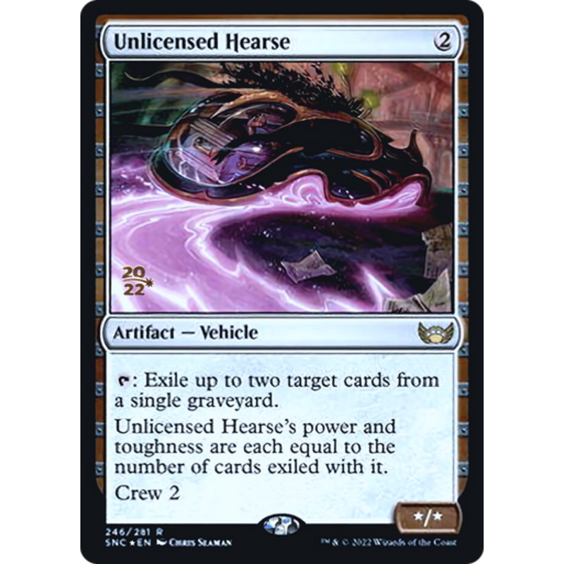 Unlicensed Hearse (Prerelease foil) | Streets of New Capenna