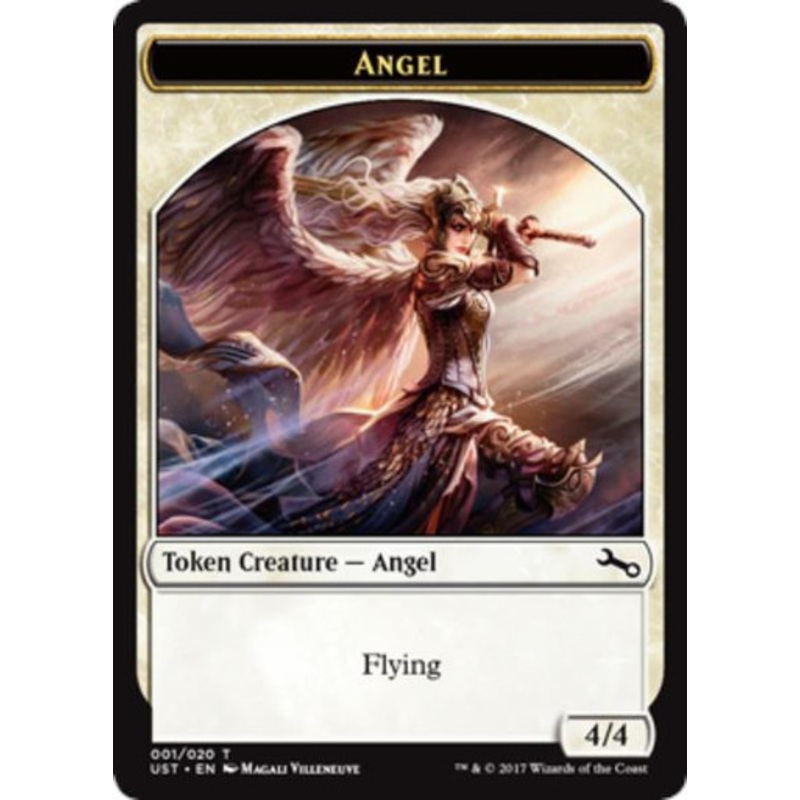Unstable Angel Token (Double-faced) (foil) | Unstable