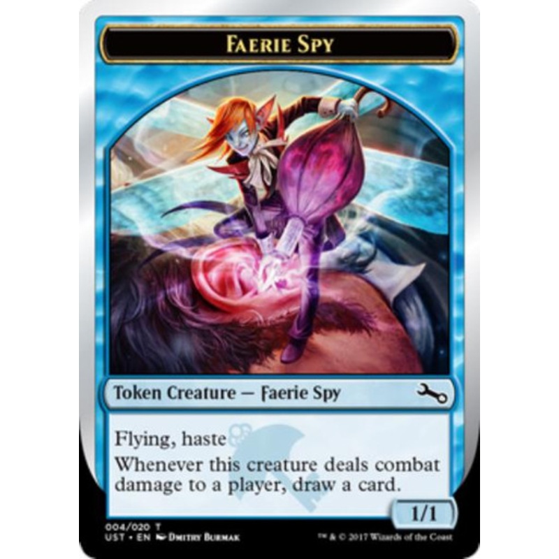 Unstable Faerie Spy Token (foil) | Unstable