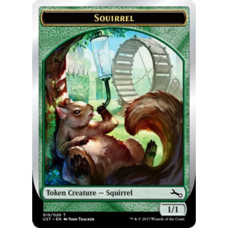 Unstable Squirrel Token (foil) | Unstable