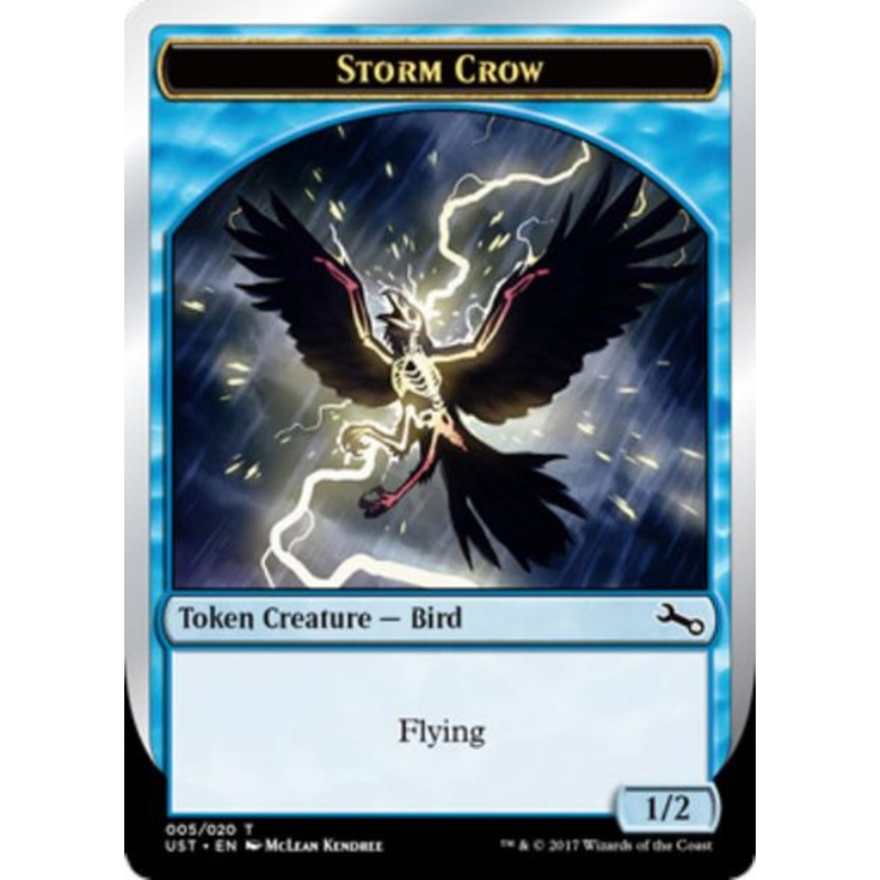 Unstable Storm Crow Token (foil) | Unstable