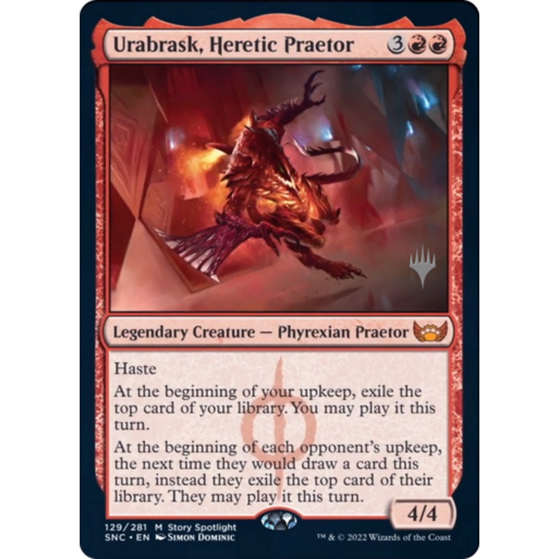Urabrask, Heretic Praetor (Promo Pack non-foil) | Streets of New Capenna