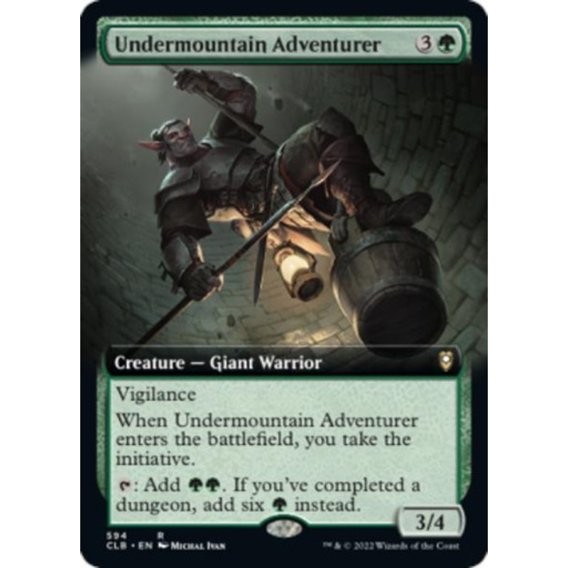 Undermountain Adventurer (Extended Art) | Commander Legends: Battle for Baldur’s Gate