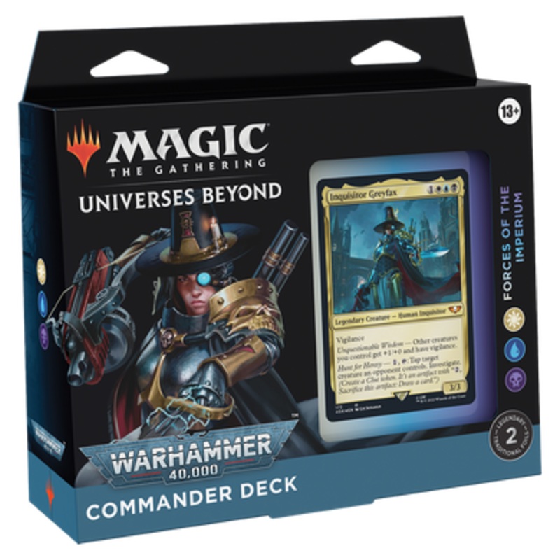 Universes Beyond: Warhammer 40,000 – Forces of the Imperium Commander Deck | Universes Beyond: Warhammer 40000