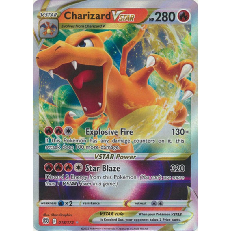 Brilliant Stars 018/172 Charizard VSTAR (Full Art)