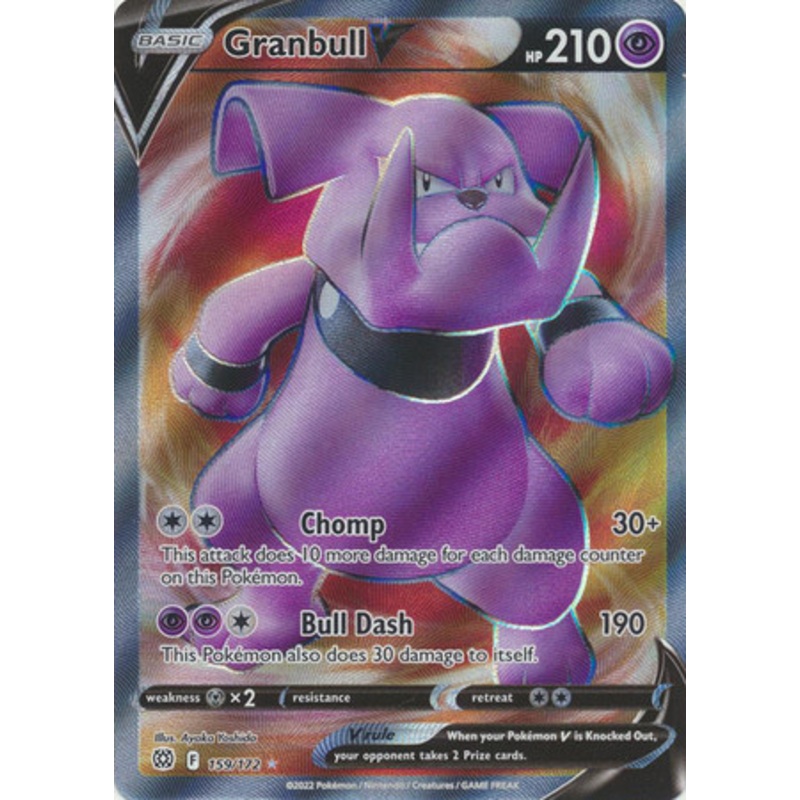 Brilliant Stars 159/172 Granbull V (Full Art)