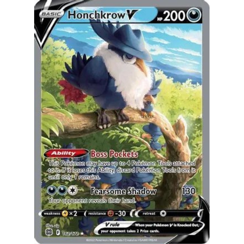 Brilliant Stars 162/172 Honchkrow V (Alternative Art, Full Art)