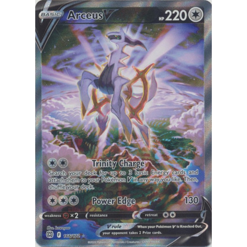 Brilliant Stars 166/172 Arceus V (Alternative Art, Full Art)