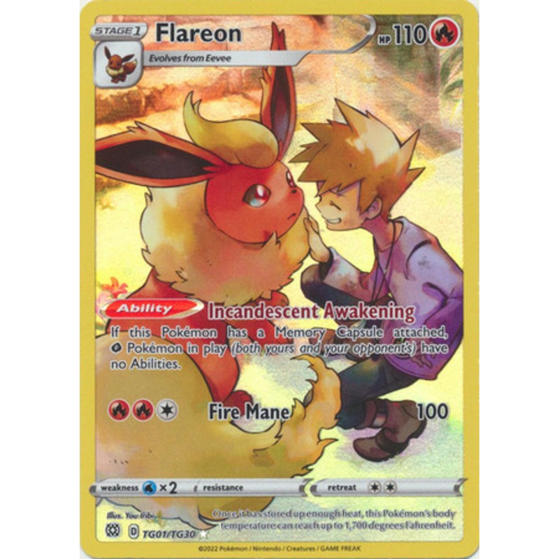 Brilliant Stars TG01/TG30 Flareon (Full Art)