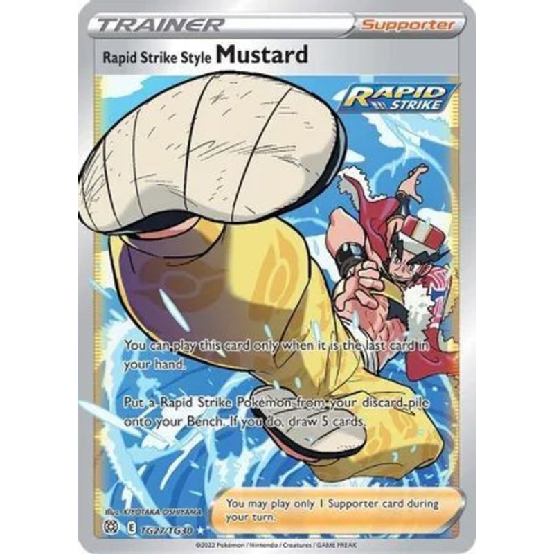 Brilliant Stars TG27/TG30 Mustard (Rapid Strike) (Full Art)