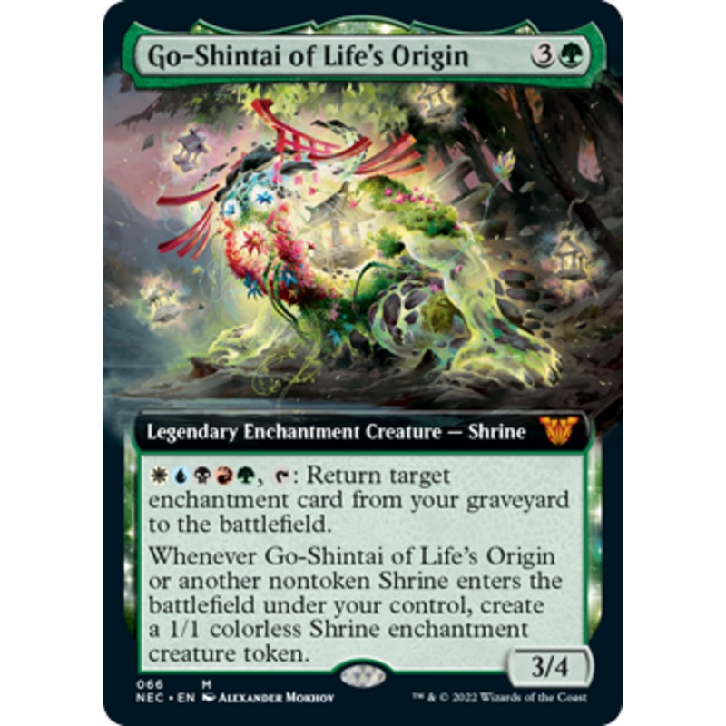 Go-Shintai of Life’s Origin (Extended Art) | Kamigawa: Neon Dynasty Commander