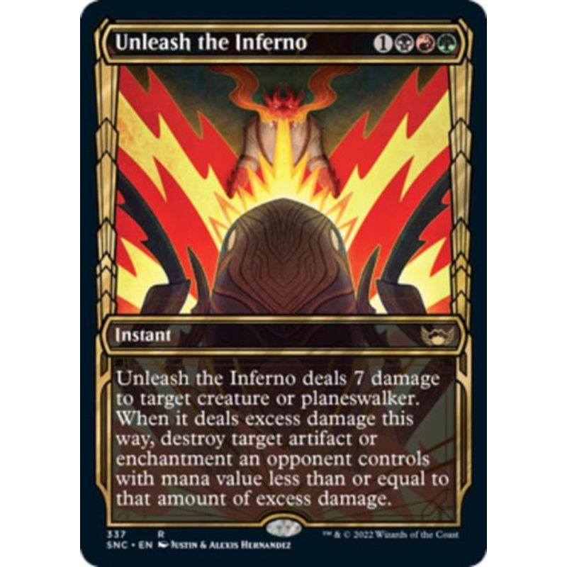 Unleash the Inferno (Golden Age Frame) | Streets of New Capenna