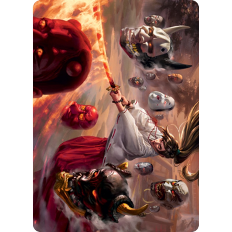 Unquenchable Fury Art Card (#39) | Kamigawa: Neon Dynasty