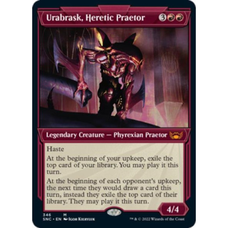Urabrask, Heretic Praetor (Art Deco Frame) | Streets of New Capenna