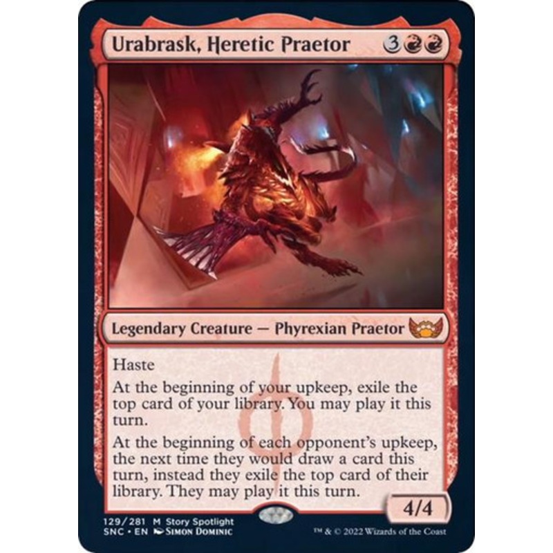 Urabrask, Heretic Praetor (foil) | Streets of New Capenna