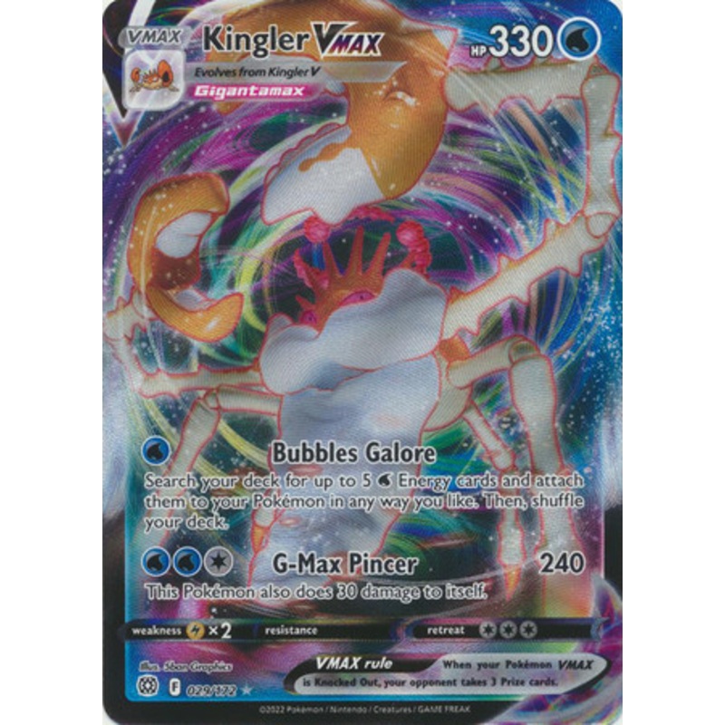 Brilliant Stars 029/172 Kingler VMAX (Full Art)