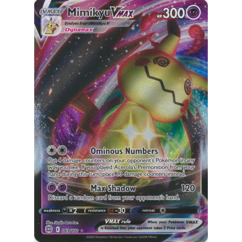 Brilliant Stars 069/172 Mimikyu VMAX (Full Art)
