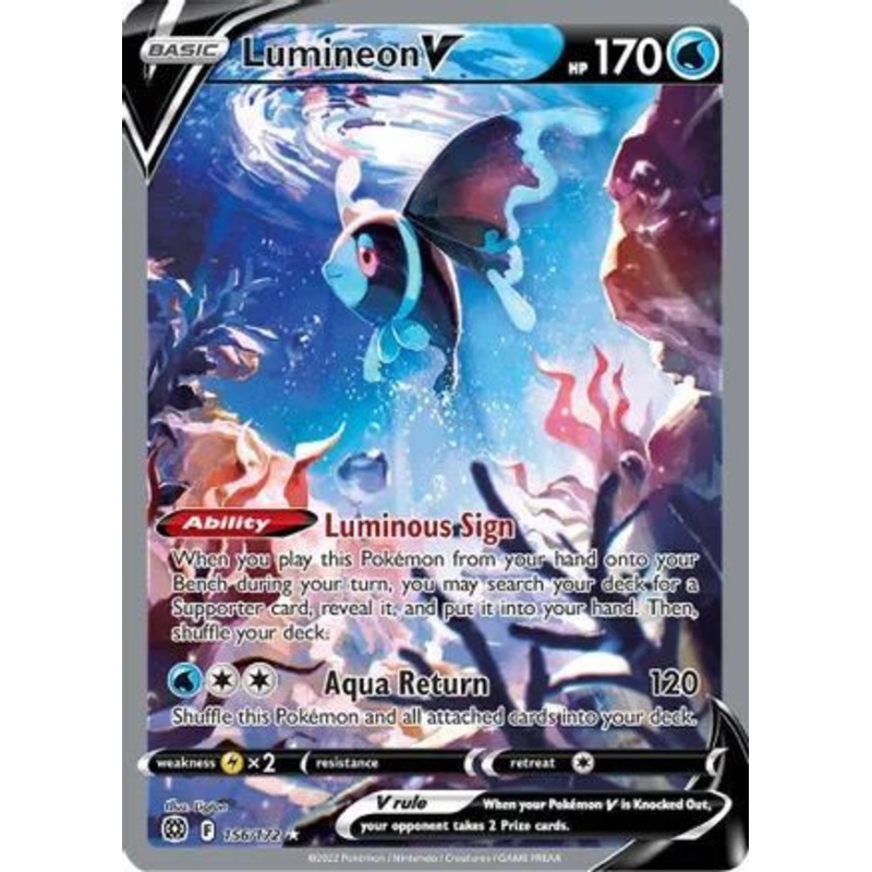Brilliant Stars 156/172 Lumineon V (Alternative Art, Full Art)