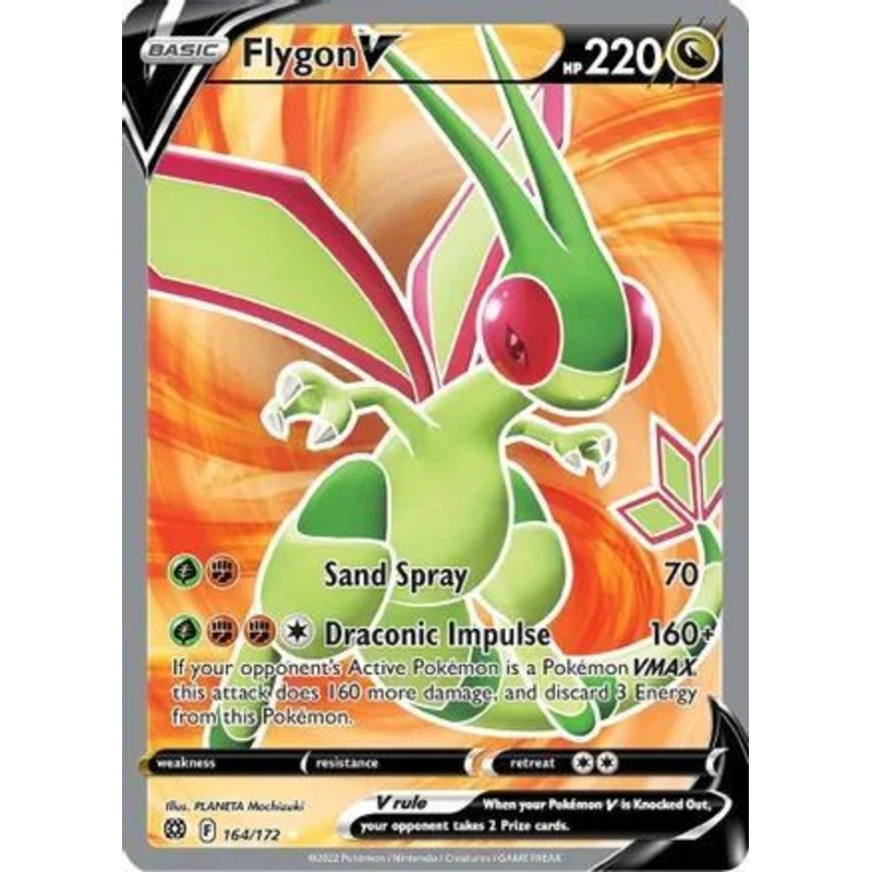 Brilliant Stars 164/172 Flygon V (Full Art)