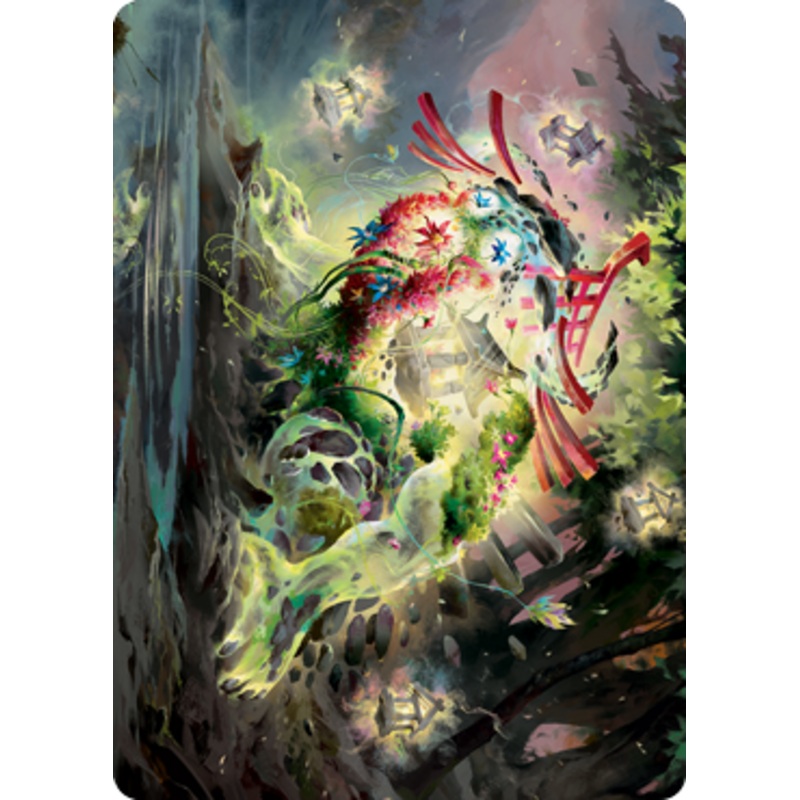 Go-Shintai of Life’s Origin Art Card (#26) | Kamigawa: Neon Dynasty
