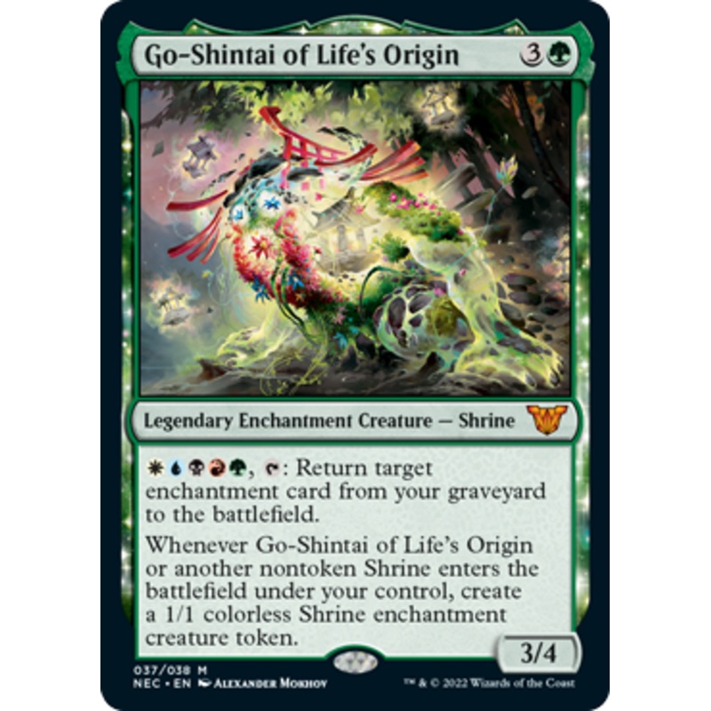 Go-Shintai of Life’s Origin (foil) | Kamigawa: Neon Dynasty Commander