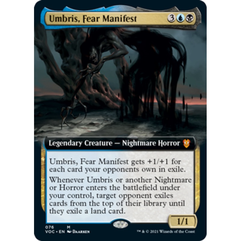 Umbris, Fear Manifest (Extended Art) | Innistrad: Crimson Vow Commander