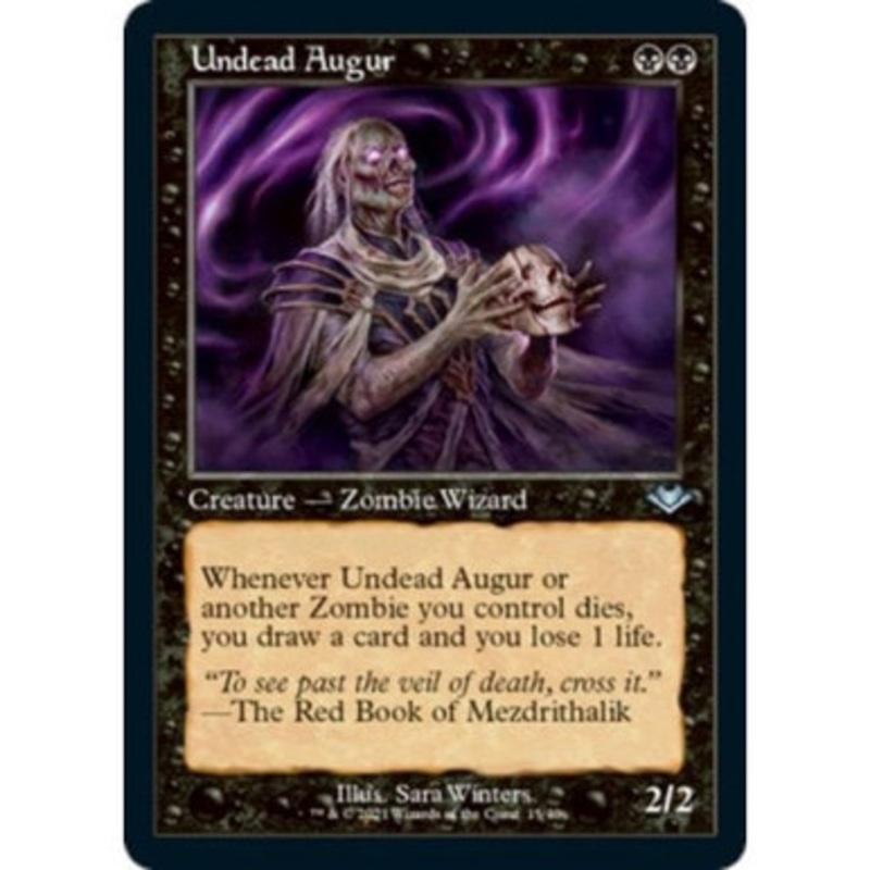 Undead Augur (Retro Frame) (Etched foil) | Modern Horizons