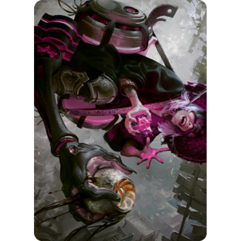 Undercity Scrounger Art Card (#42) | Kamigawa: Neon Dynasty