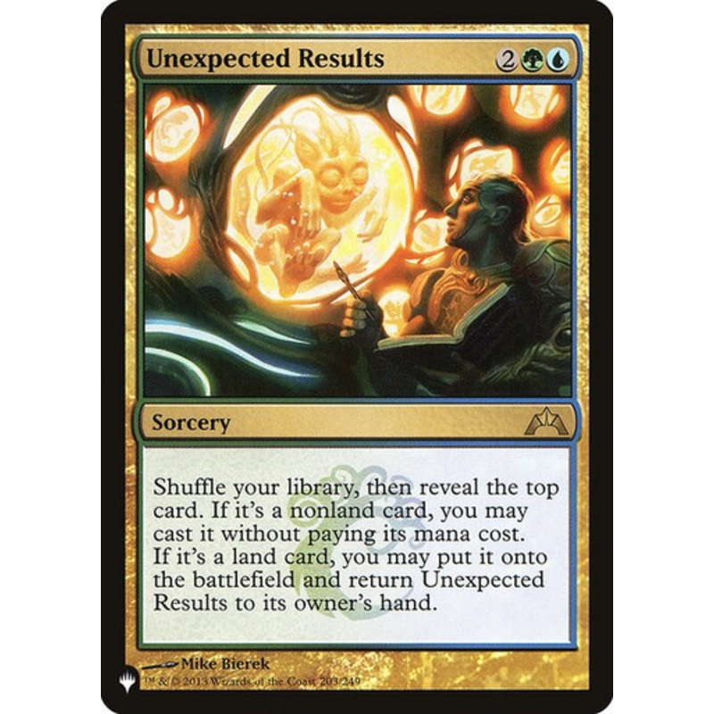 Unexpected Results (The List Reprint) | Gatecrash