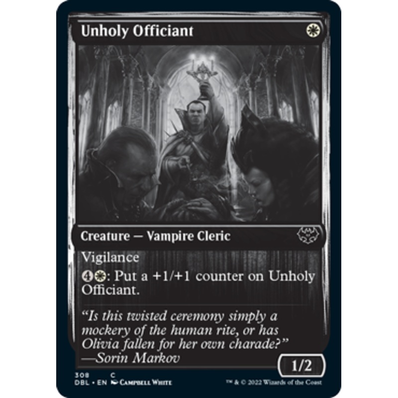 Unholy Officiant (foil) | Innistrad: Double Feature