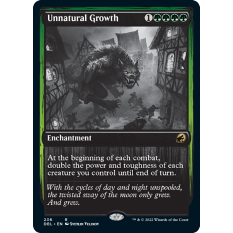 Unnatural Growth (foil) | Innistrad: Double Feature