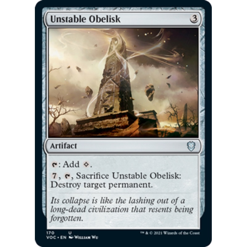 Unstable Obelisk | Innistrad: Crimson Vow Commander
