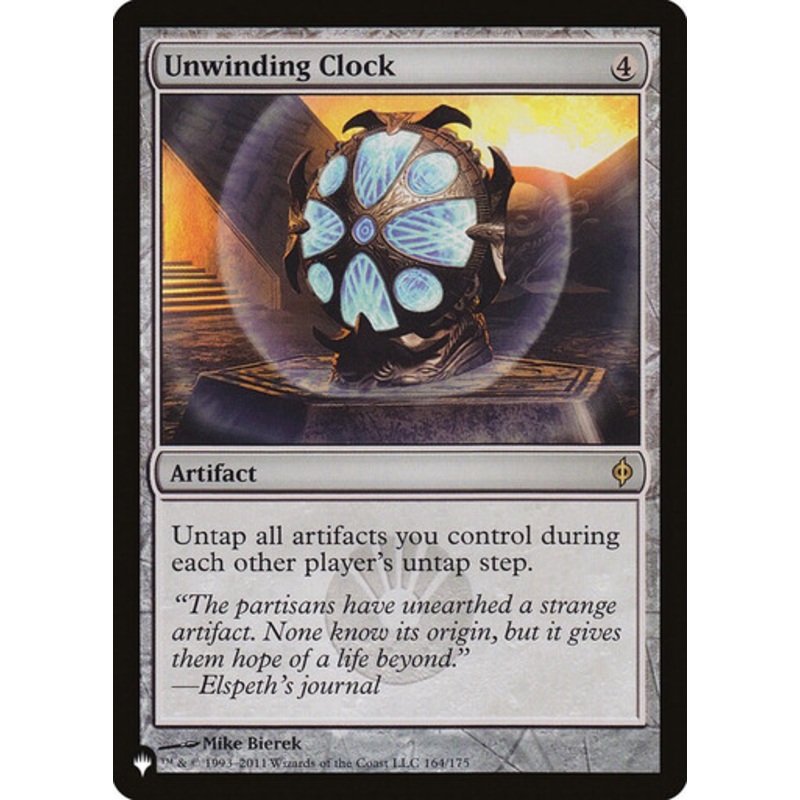 Unwinding Clock (The List Reprint) | New Phyrexia