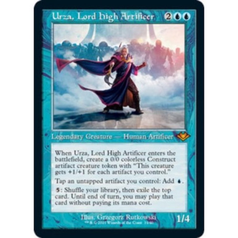 Urza, Lord High Artificer (Retro Frame) (Etched foil) | Modern Horizons